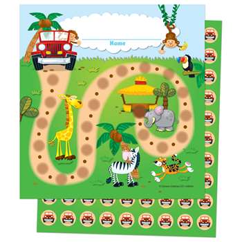 Jungle Safari Mini Incentive Charts By Carson Dellosa