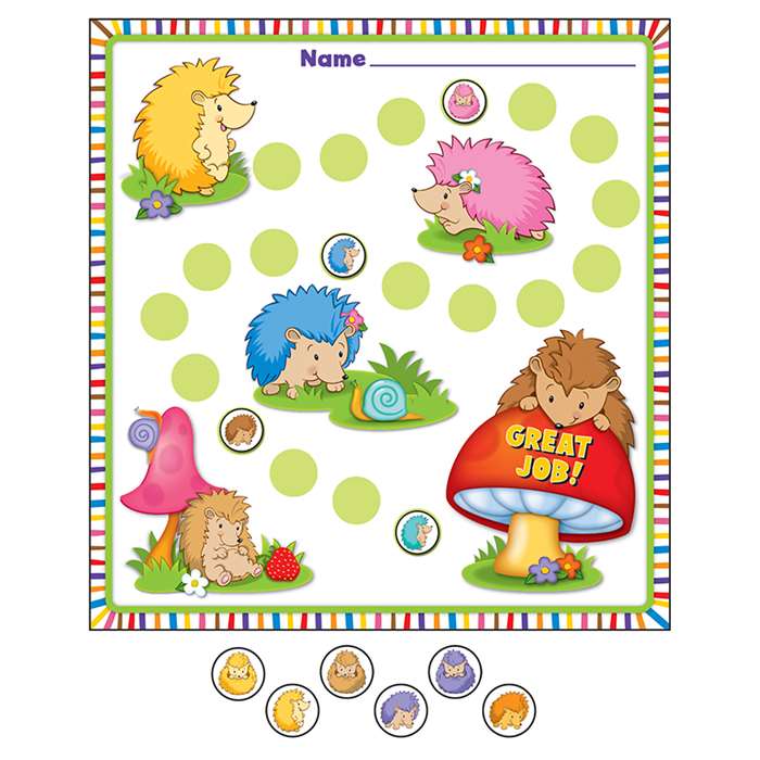 Happy Hedgehogs Mini Incentive Charts, CD-148025