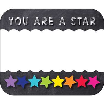 Stars You Are A Star Name Tags School Girl Style, CD-150065