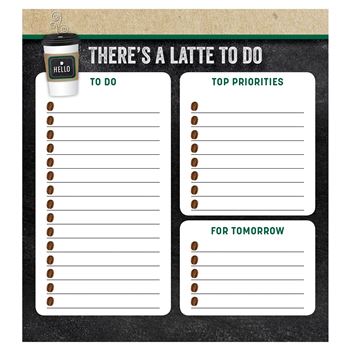 Theres A Latte To Do Notepad Industrial Cafe, CD-151102