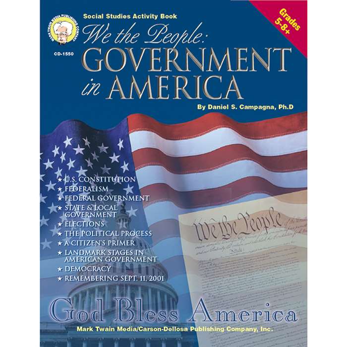 We The People Government In Amer Gr 5-8 & Up By Carson Dellosa