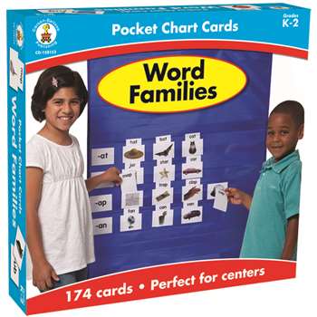 Word Families Pocket Charts Gr K-2 By Carson Dellosa