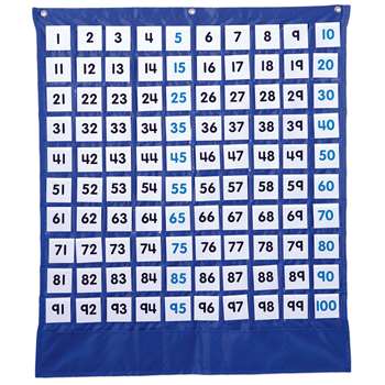 Deluxe Hundred Board Pocket Chart By Carson Dellosa