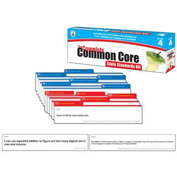Gr 4 The Complete Common Core State Standards Kit By Carson Dellosa