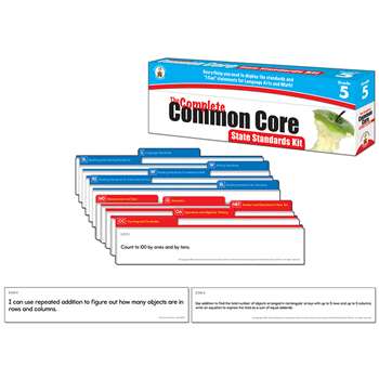 Gr 5 The Complete Common Core State Standards Kit By Carson Dellosa