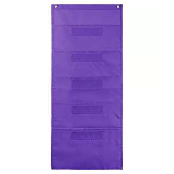 File Folder Storage Purple Pocket Chart, CD-158563