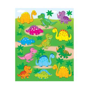 Dinosaurs Shape Stickers 78Pk By Carson Dellosa