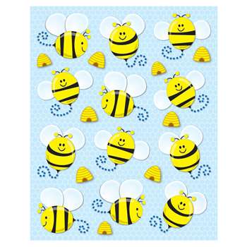 Bees Shape Stickers 72Pk By Carson Dellosa