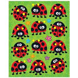 Ladybugs Shape Stickers 72Pk By Carson Dellosa