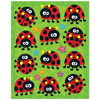 Ladybugs Shape Stickers 72Pk By Carson Dellosa