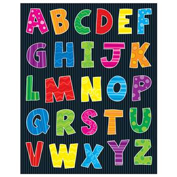 Alphabet Shape Stickers 156Pk By Carson Dellosa