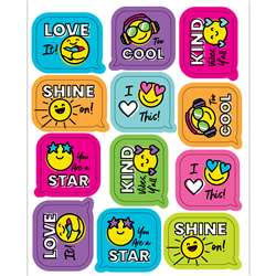 Smiley Faces Shape Stickers Kind Vibes, CD-168306