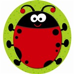 Ladybug Two Sided Decorations By Carson Dellosa