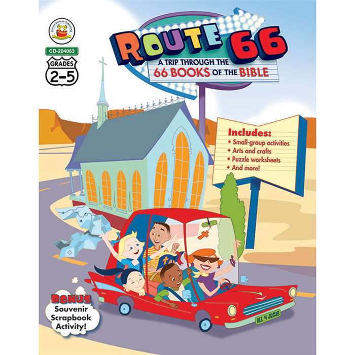 Route 66 A Trip Through The 66 Books Of The Bible By Carson Dellosa