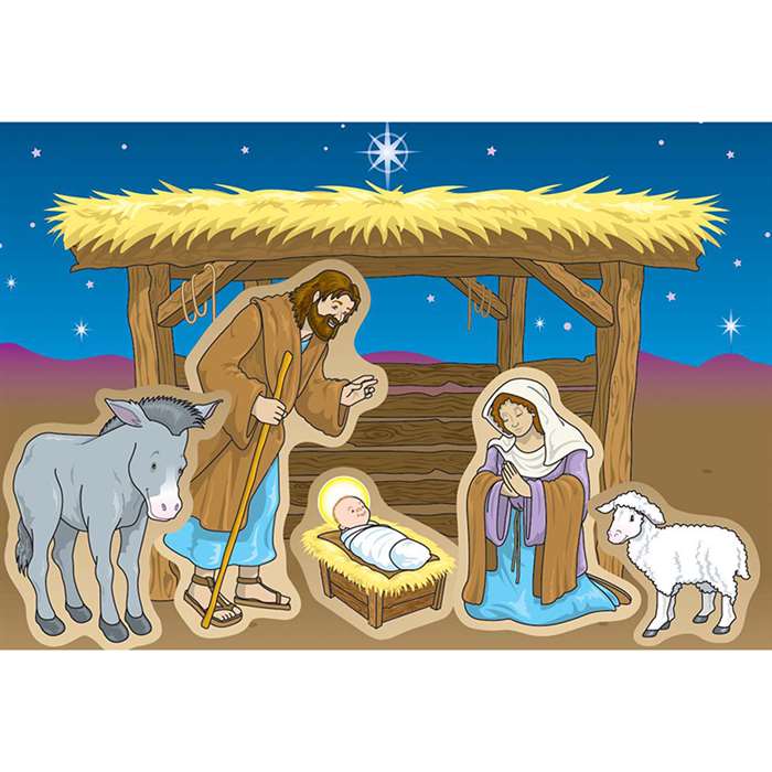 Nativity Stickers By Carson Dellosa