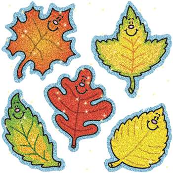 Dazzle Stickers Fall Leaves 75-Pk Acid & Lignin Free By Carson Dellosa