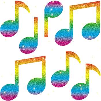 Dazzle Stickers Music Notes 105-Pk By Carson Dellosa