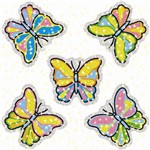 Dazzle Stickers Butterflies 75-Pk By Carson Dellosa