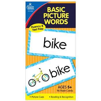 Flash Cards Basic Picture Words 6 X 3 By Carson Dellosa