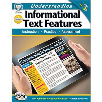 Understanding Informational Text Features Gr 6-8 By Carson Dellosa