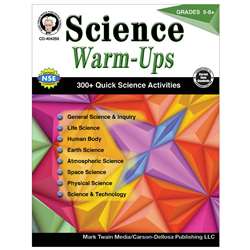Science Warm Ups Book Gr 5-8, CD-404259