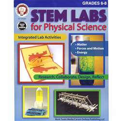 Stem Lab Physical Science Bk Gr 6-8, CD-404262