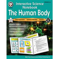 The Human Body Workbook Interactive Science Notebo, CD-405030