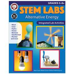 Alternative Energy Workbook Gr 5-8+ Stem Labs, CD-405052