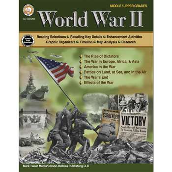 World War II Workbook Grades 6 12, CD-405066