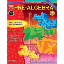 Pre-Algebra Skills For Success By Carson Dellosa