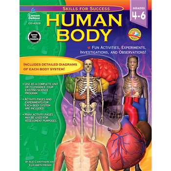 Human Body Grade 4-6 By Carson Dellosa