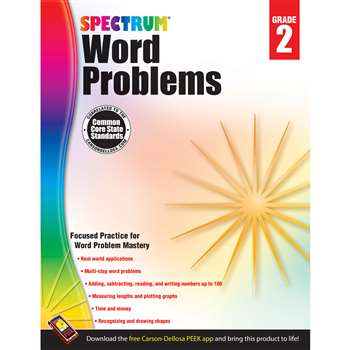 Spectrum Gr2 Word Problems Workbook, CD-704495
