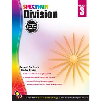 Spectrum Gr3 Division Workbook, CD-704508