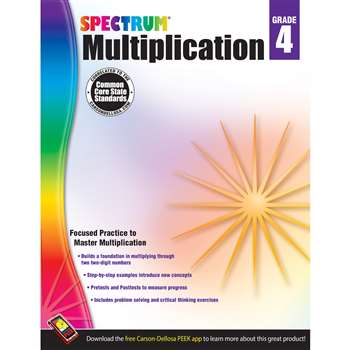 Spectrum Gr4 Multiplication Workbk, CD-704509
