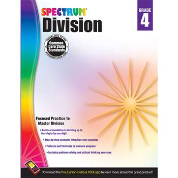 Spectrum Gr4 Division Workbook, CD-704510
