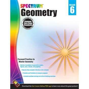 Spectrum Gr6 Geometry Workbook, CD-704514