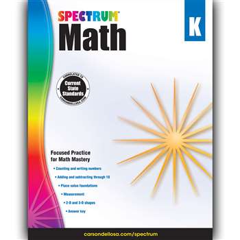 Spectrum Math Gr K, CD-704560