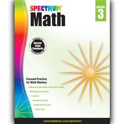 Spectrum Math Gr 3, CD-704563