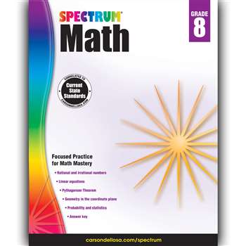 Spectrum Math Gr 8, CD-704568