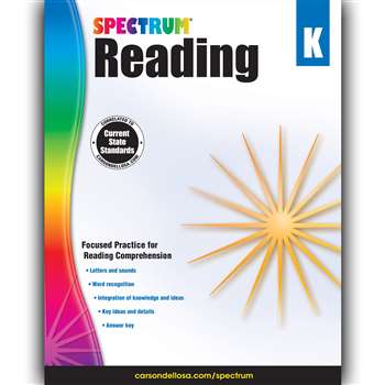 Spectrum Reading Gr K, CD-704578