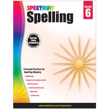 Spectrum Spelling Gr 6, CD-704602