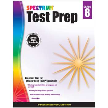 Spectrum Test Prep Gr 8, CD-704690