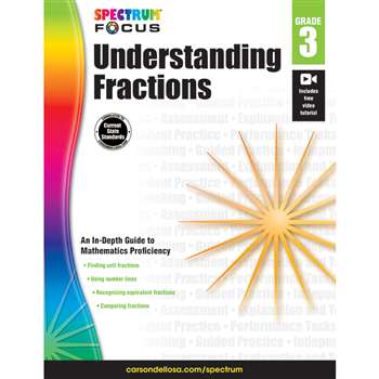 Spectrum Understanding Fractions Gr 3, CD-704900