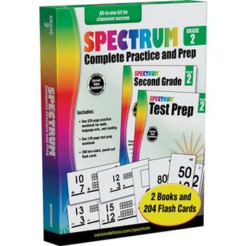 Spectrum Gr 2 Complete Practice And Prep, CD-704967