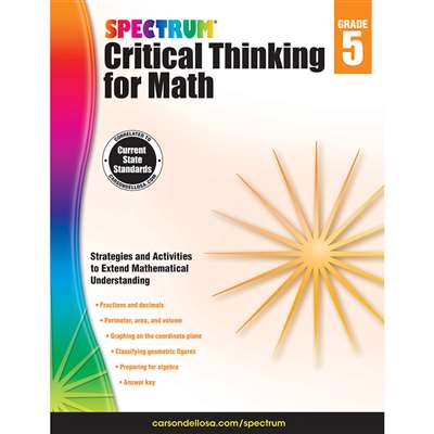 CRITICAL THINKING FOR MATH WB GR 5 - CD-705117