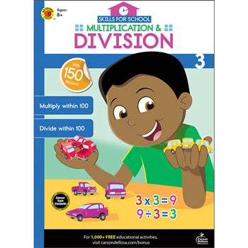 Multiplication & Division Gr 3 Skills For School, CD-705314