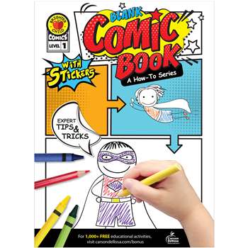Blank Comic Book Level 1 A How-To Series, CD-705324