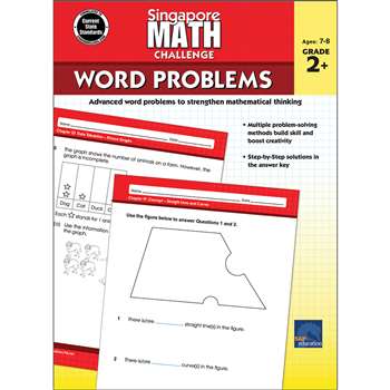 Singapore Math Word Problems Gr 2-5, CD-705331