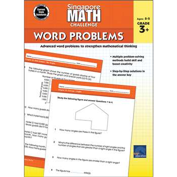 Singapore Math Word Problems Gr 3-5, CD-705332