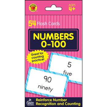 Numbers 0-100 Flash Cards, CD-734086